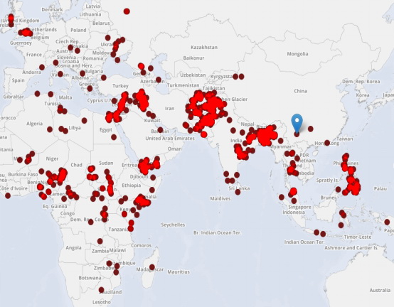 恐怖袭击事件可视化分析系统
