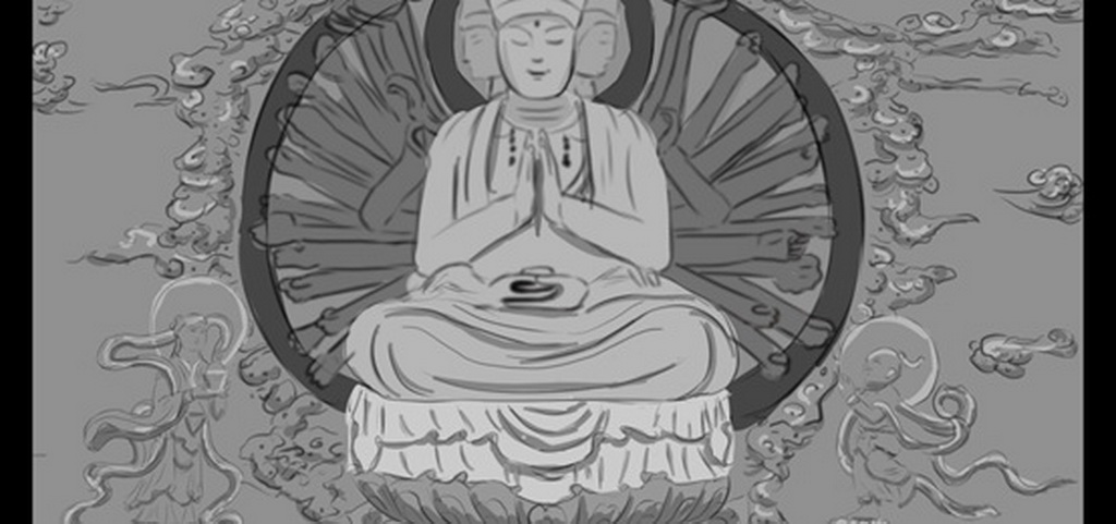 香山寺之千手观音