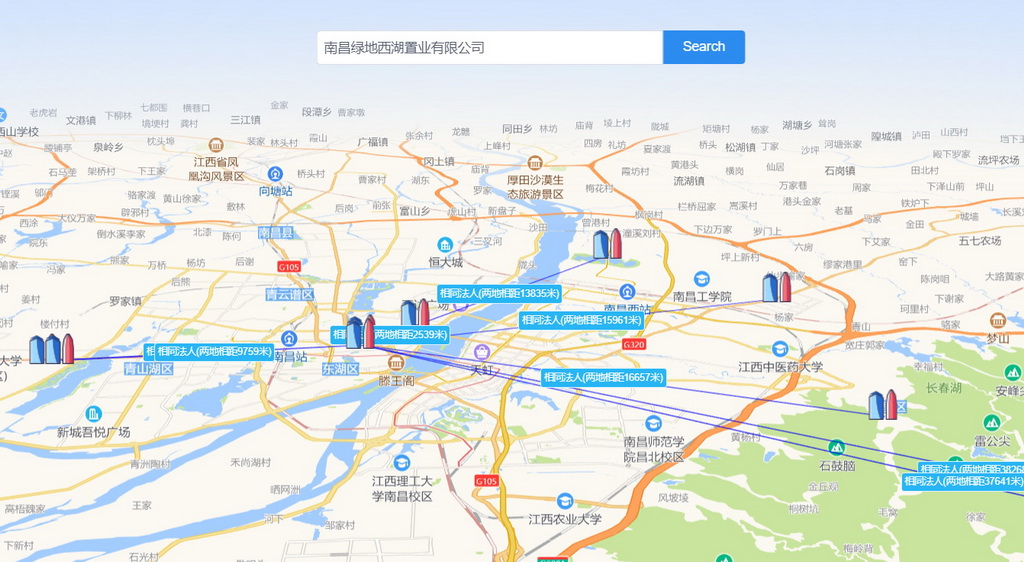 基于高德地图的招聘企业网络数据可视化展示