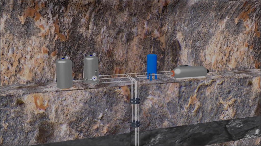 含水煤层钻孔瓦斯压力测量系统及其工作演示