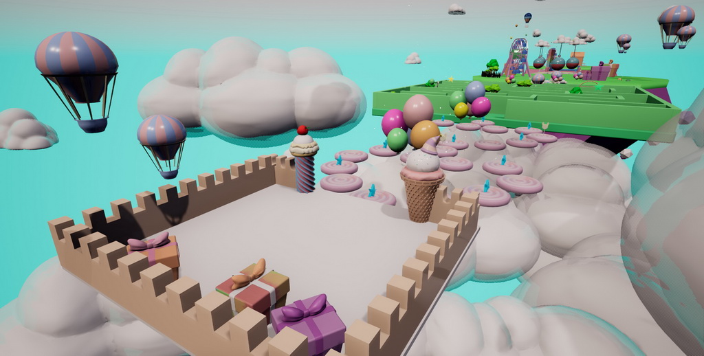 Floating clouds island(浮云岛）