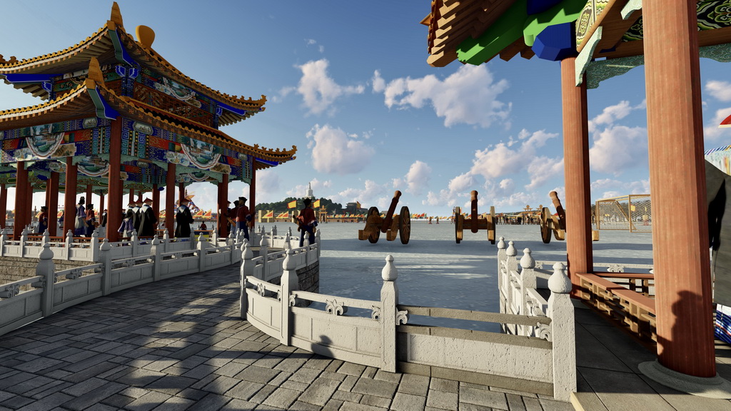 古代冰嬉运动重现