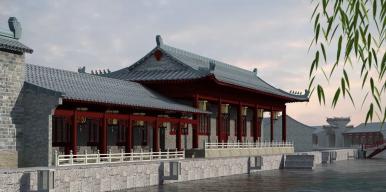 《渭南古城复原》