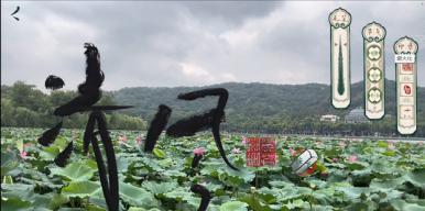 灵池戏墨