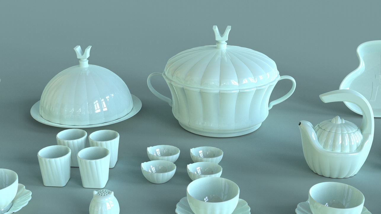 《炎帝神农氏—随炎薪传》陶瓷文创产品设计”餐酒茶“具设计