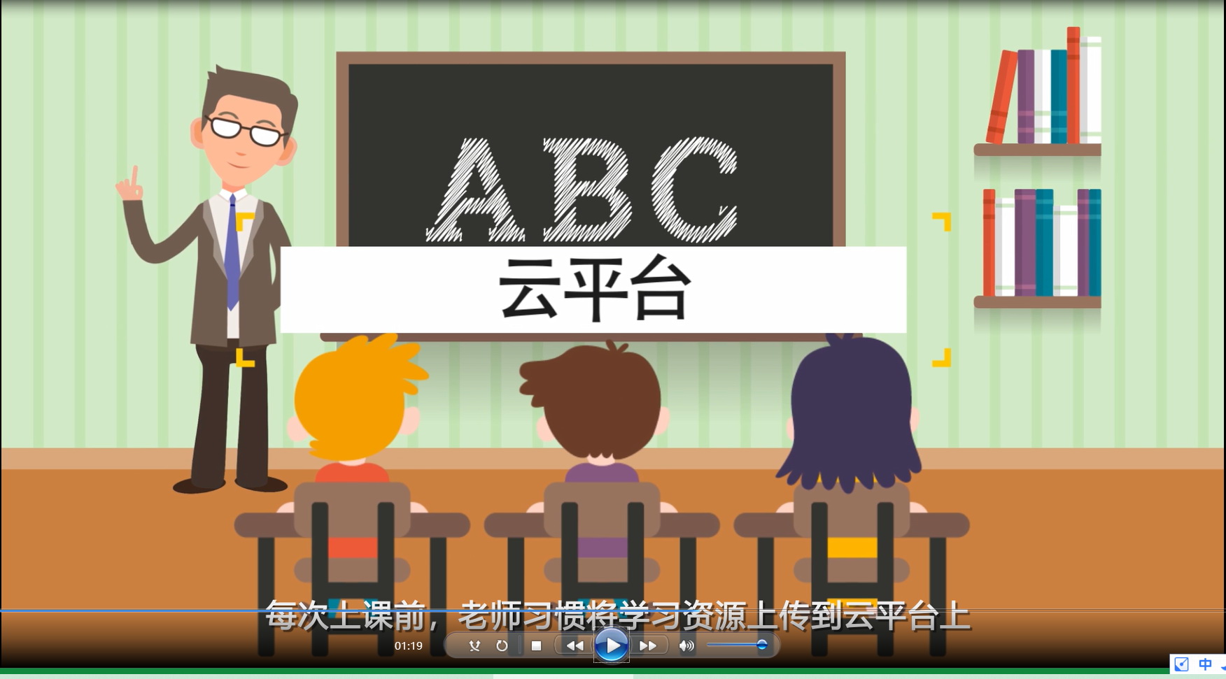 《网络安全中的云》—MG动画短片制作 