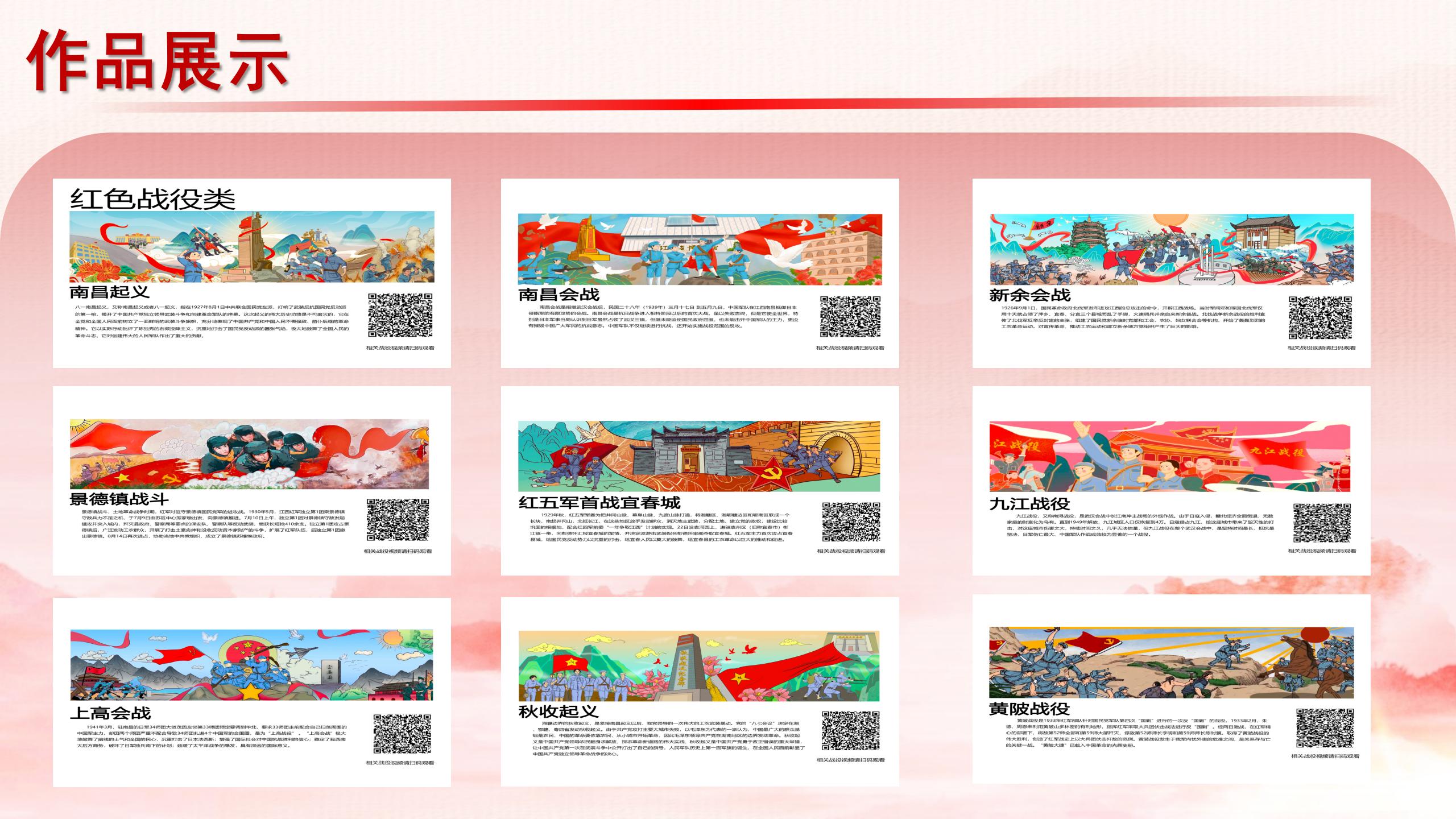 江西红色革命战役绘本画册