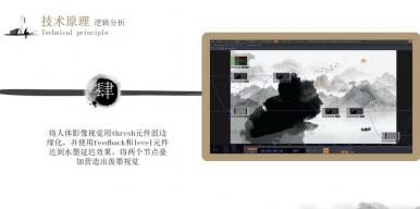 水墨人影——体感识别交互