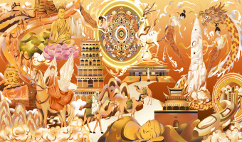 逐梦敦煌——插画设计