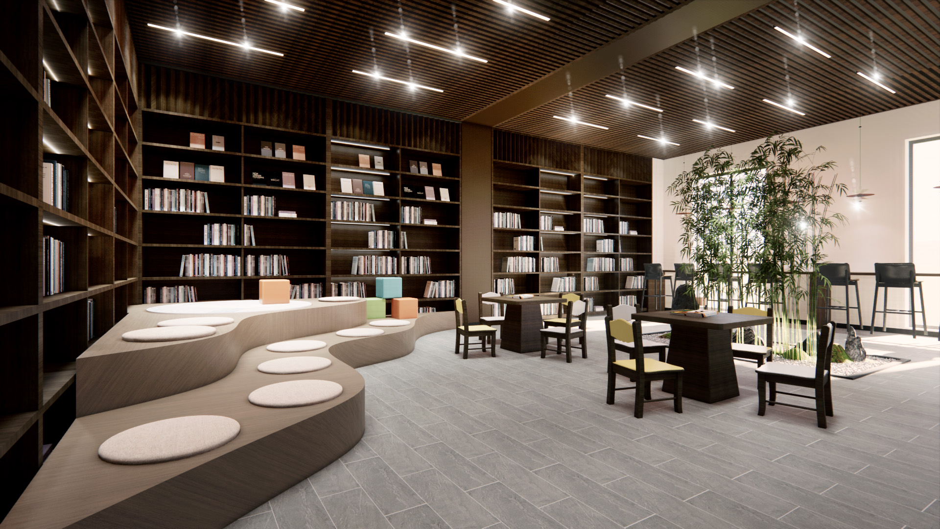 市中山林-书吧空间设计